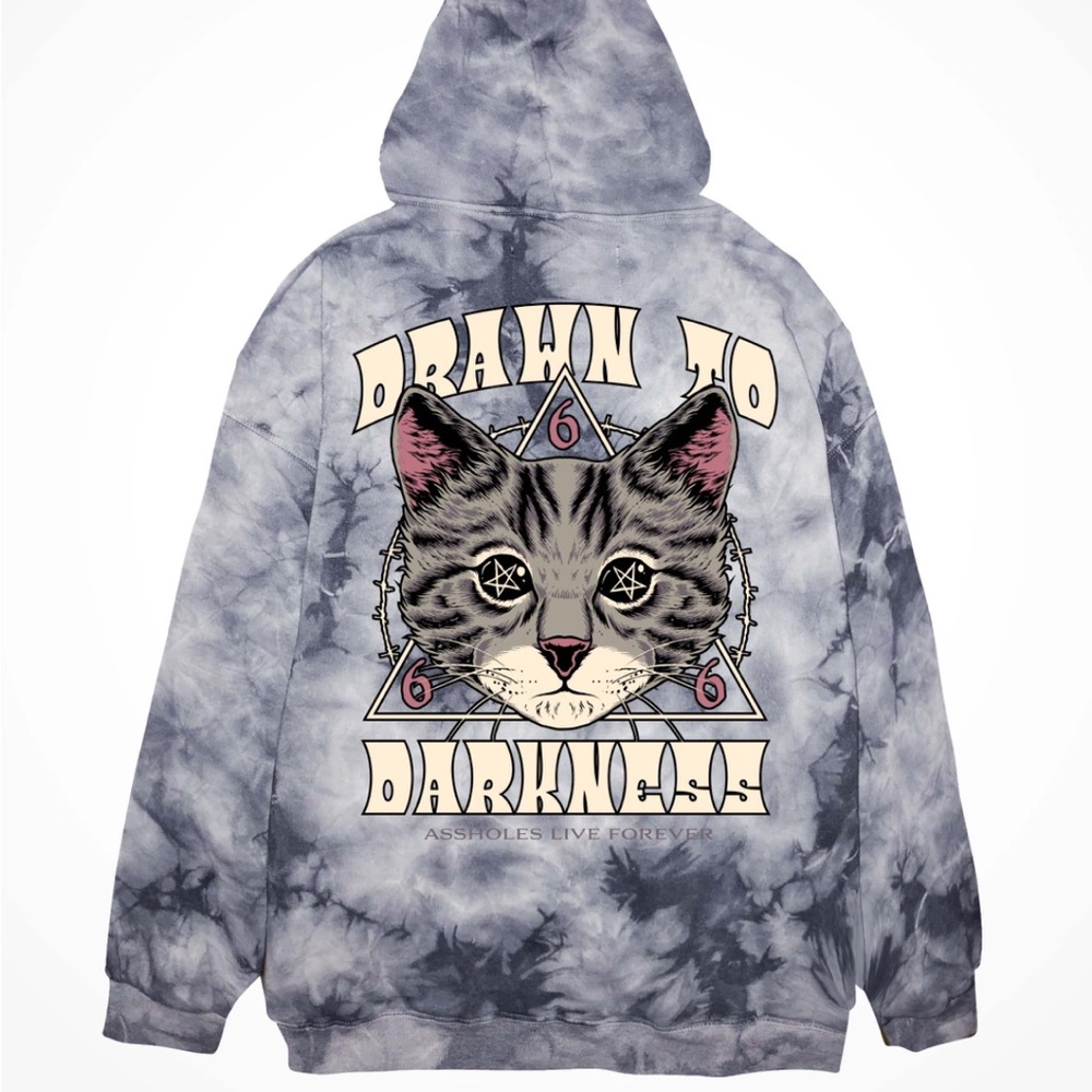 Linda Finegold - DRAWN TO DARKNESS
SUPERNOVA TIE DYE HOODIE